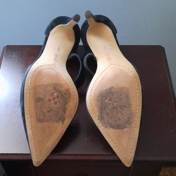 Vince Camuto Carlotte Suede Pointed Toe Strap Stiletto Heel Pump Size 11 - Picture 5 of 15